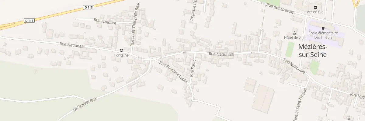 Plan du 167B Rue Nationale à Mézières-sur-Seine
