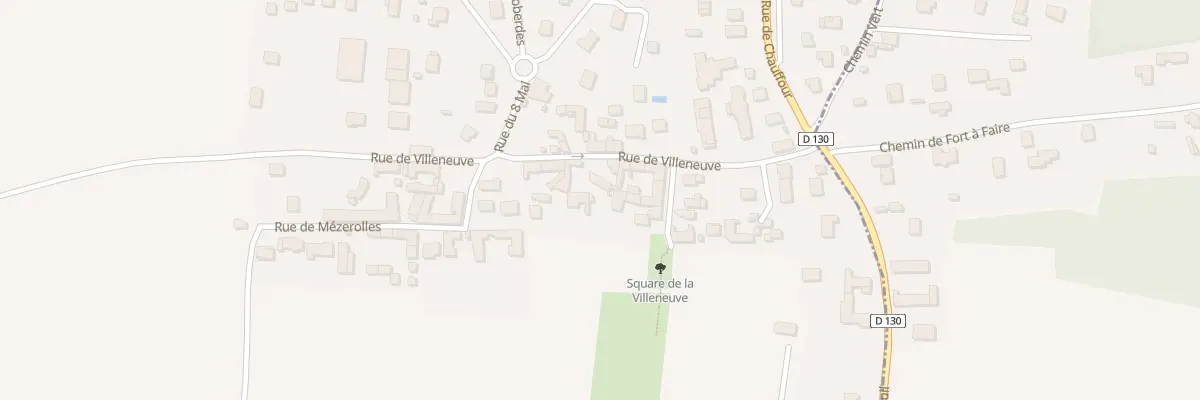 Plan du 23 Rue de la Villeneuve à Mézières-sur-Seine