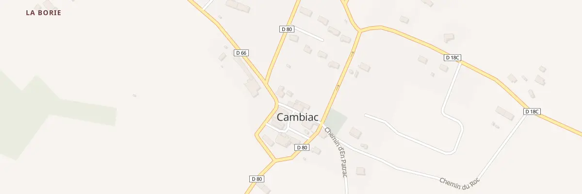 Plan du 11 Faubios à Cambiac