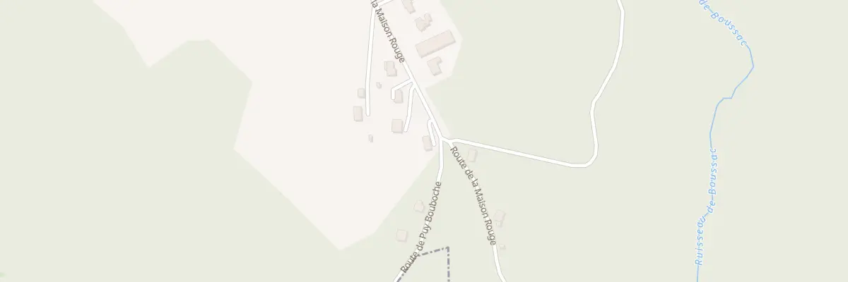 Plan du 40 Rte de la Maison Rouge à Laguenne-sur-Avalouze