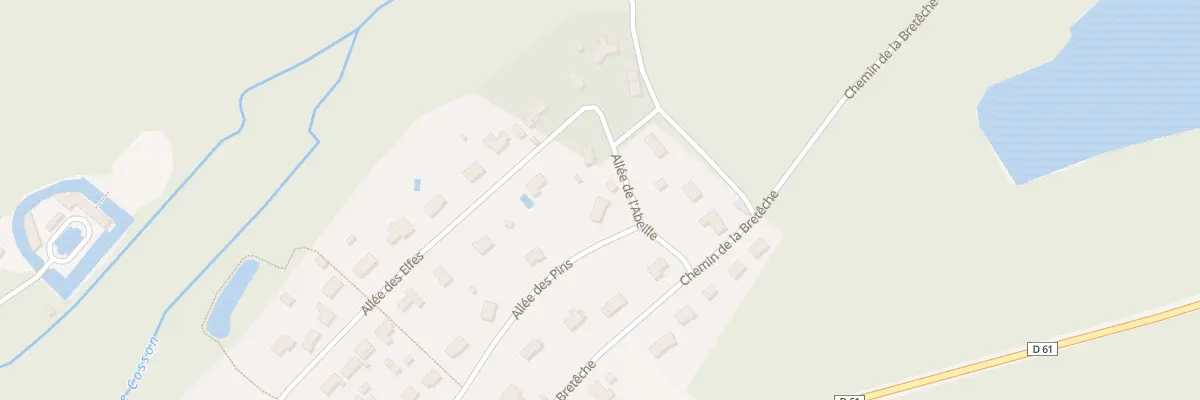Plan du 87 All de l’Abeille à Ligny-le-Ribault