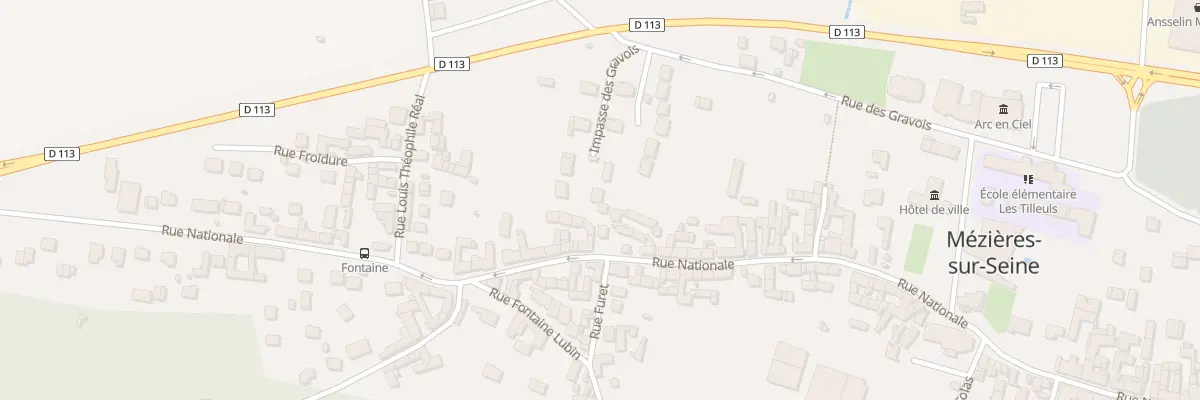 Plan du 166T Rue Nationale à Mézières-sur-Seine