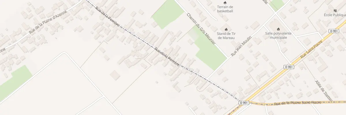 Plan du 236 Rue de la Perriere à Mareau-aux-Prés