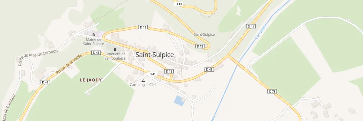 Plan du 5102F Le Bourg à Saint-Sulpice