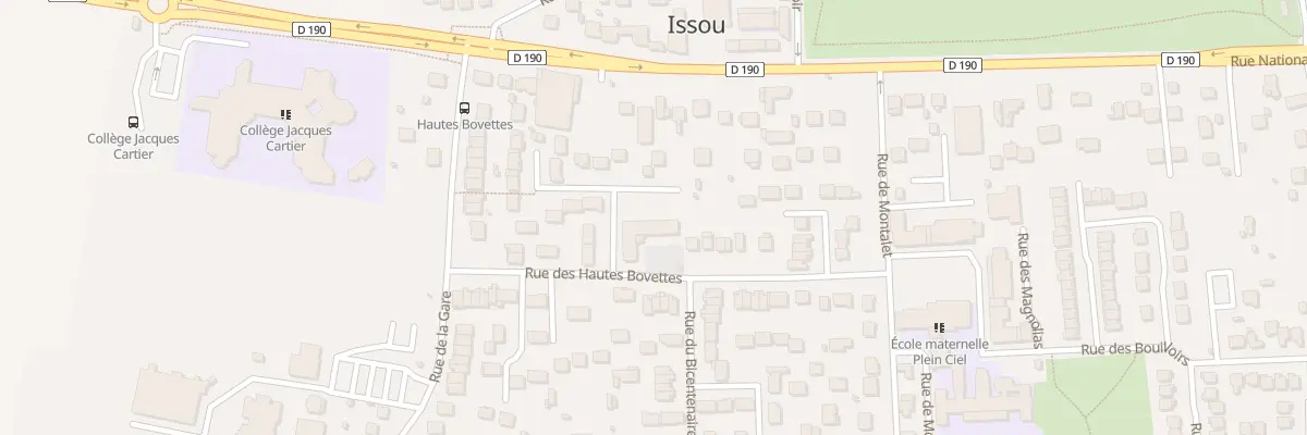 Plan du 8 Res Amaréna à Issou