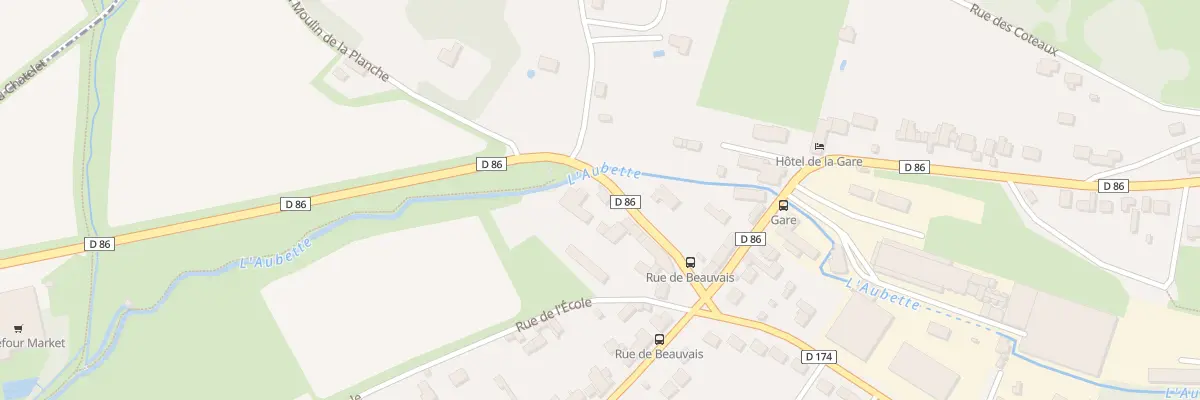 Plan du 3T Rue du Moulin de la Planche à Magny-en-Vexin