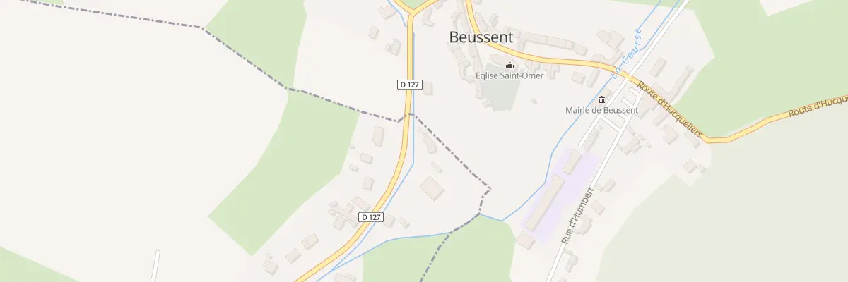 Plan du 3 Rue de la Vallée à Inxent