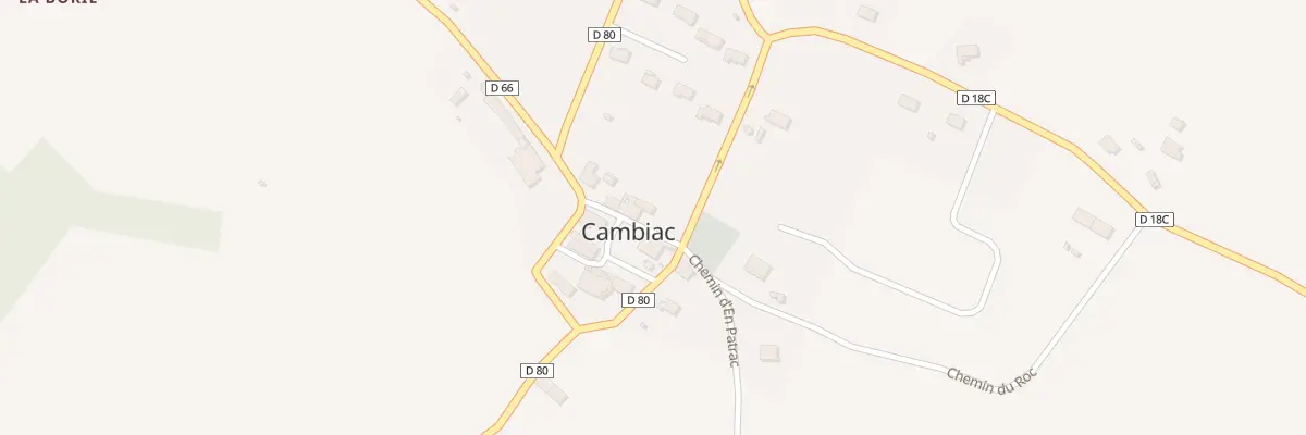 Plan du 10 Faubios à Cambiac