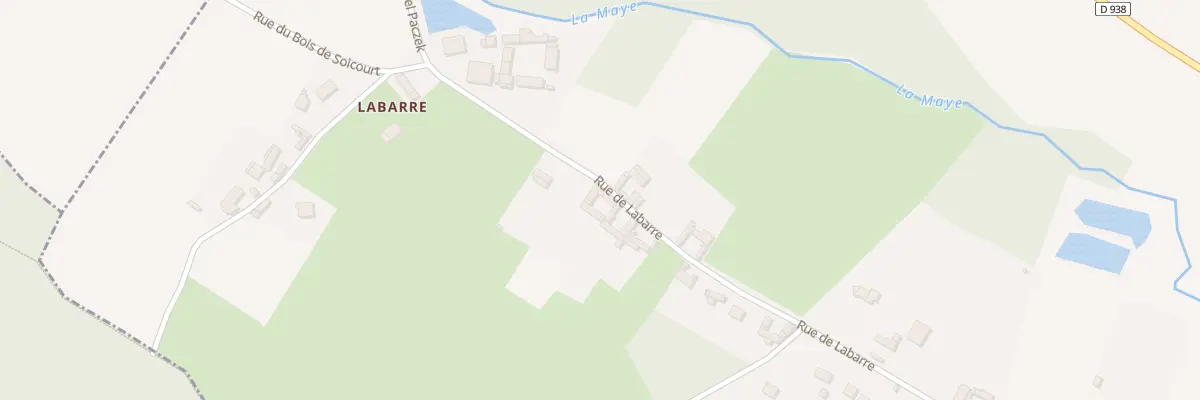 Plan du 627 Rue de la Barre à Machy