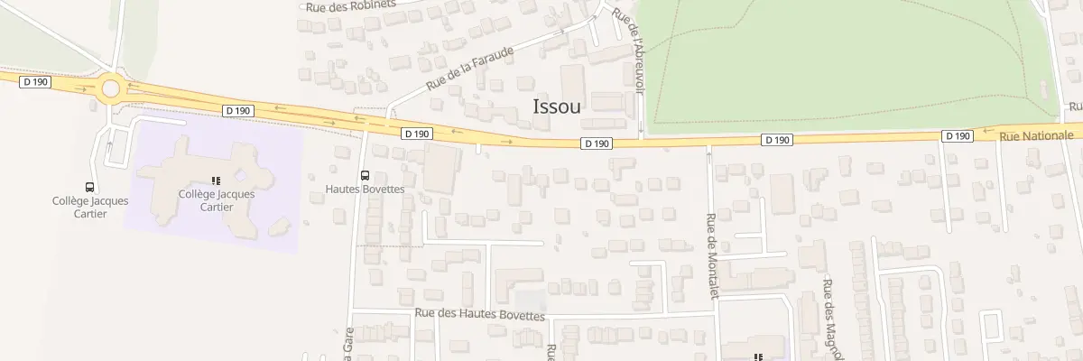 Plan du 55 Rue Nationale à Issou