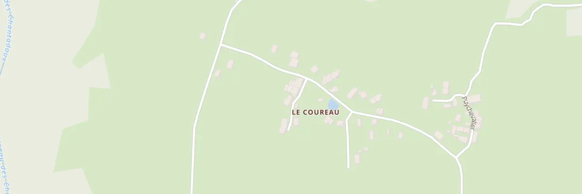 Plan du 4 Le Coureau à La Celle-Dunoise
