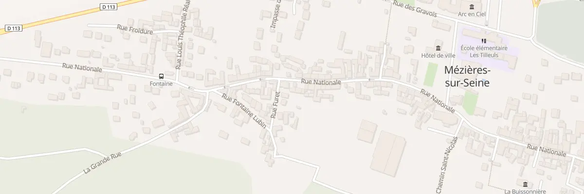 Plan du 161 Rue Nationale à Mézières-sur-Seine
