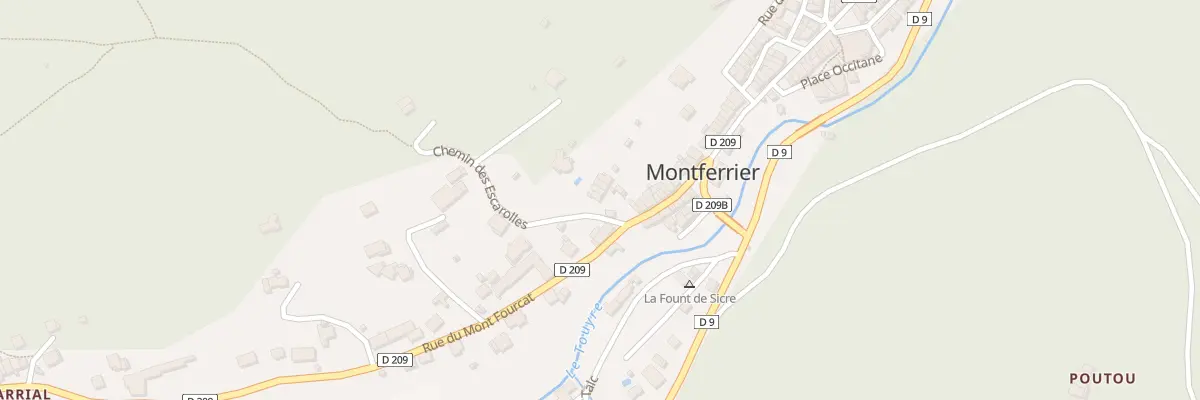 Plan du 99 Sansou à Montferrier