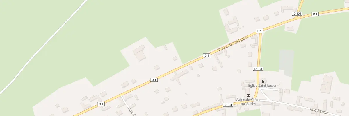 Plan du 19 Rte de Savignies à Villers-sur-Auchy
