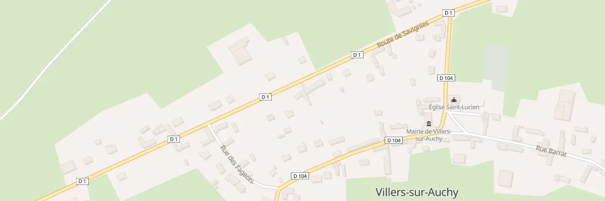 Plan du 28 Rte de Savignies à Villers-sur-Auchy