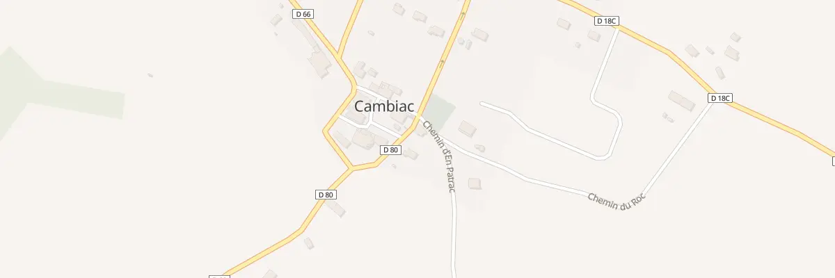 Plan du 36 Village à Cambiac