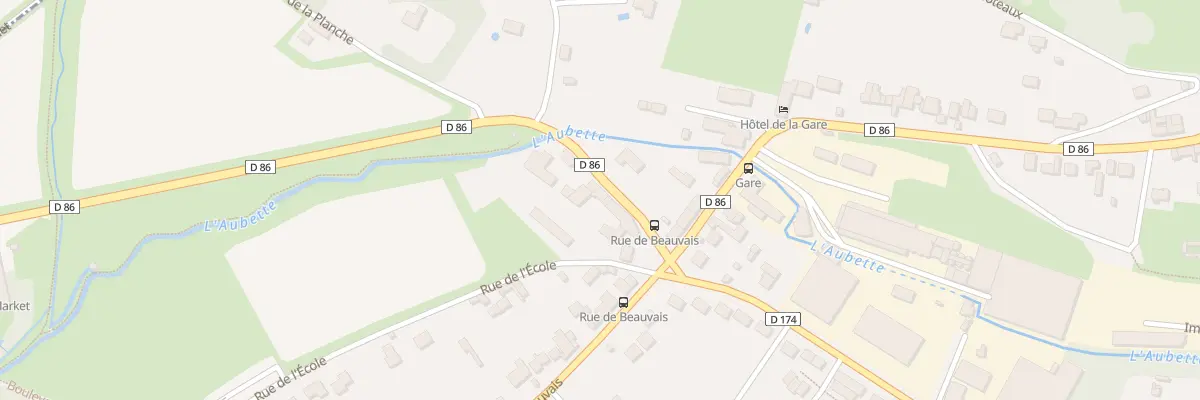 Plan du 1B Rue du Moulin de la Planche à Magny-en-Vexin