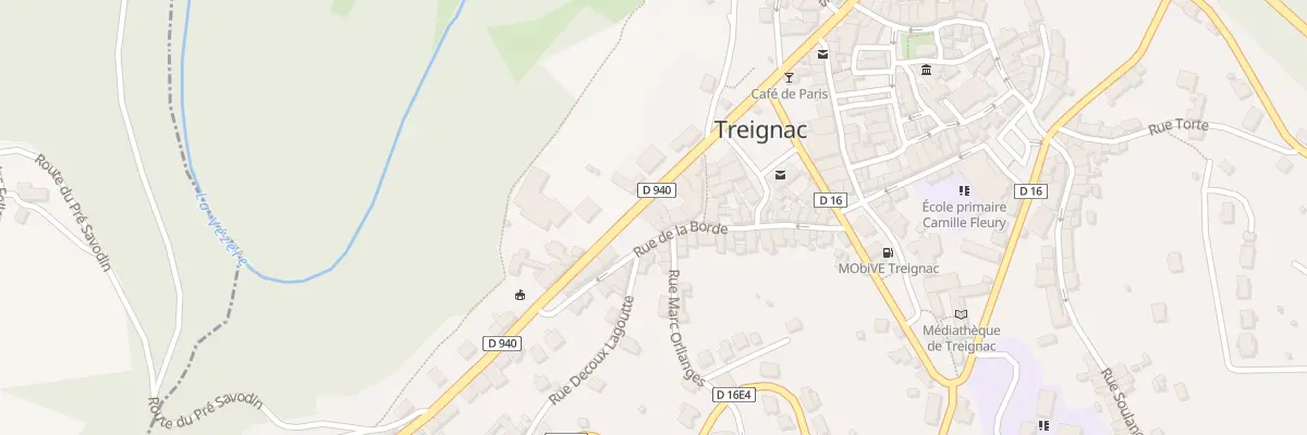 Plan du 11 Av Léon Vacher à Treignac
