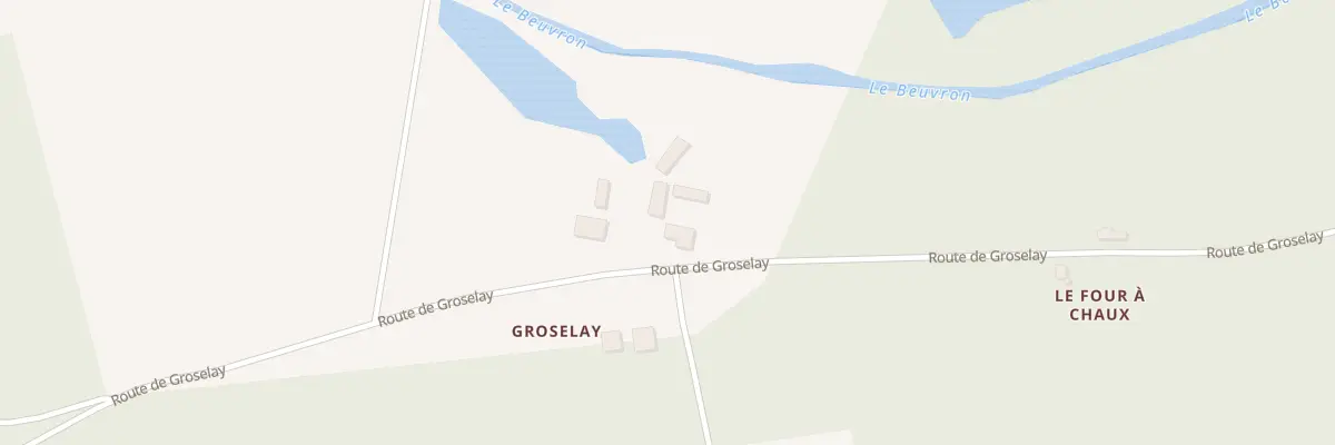 Plan du 8 Rte de Groselay à Neung-sur-Beuvron
