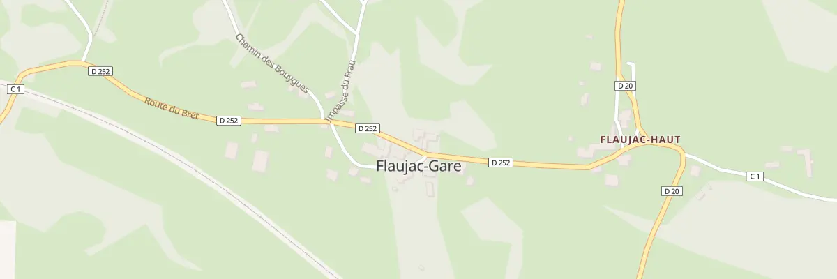 Plan du 5206F Flaujac Bas à Flaujac-Gare