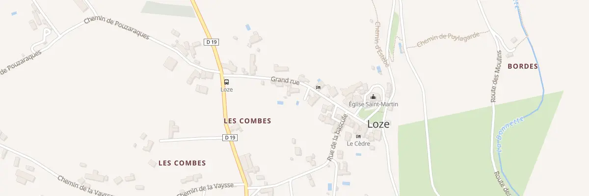 Plan du 5064 Loze à Loze