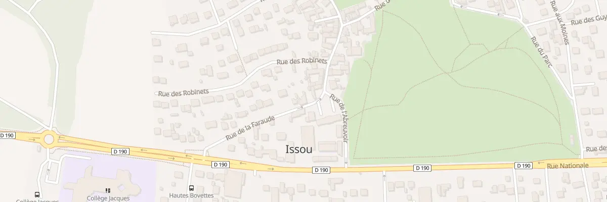 Plan du 2 Rue de la Faraude à Issou