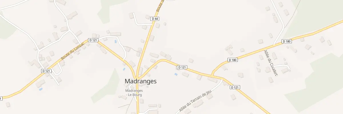 Plan du 9 Rte de Chaumeil à Madranges