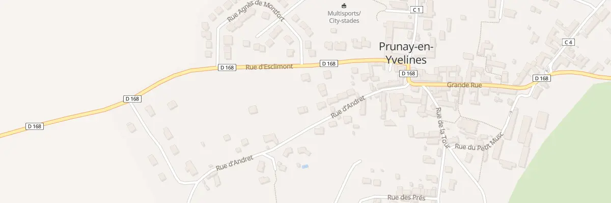 Plan du 16 Rue d’Andret à Prunay-en-Yvelines