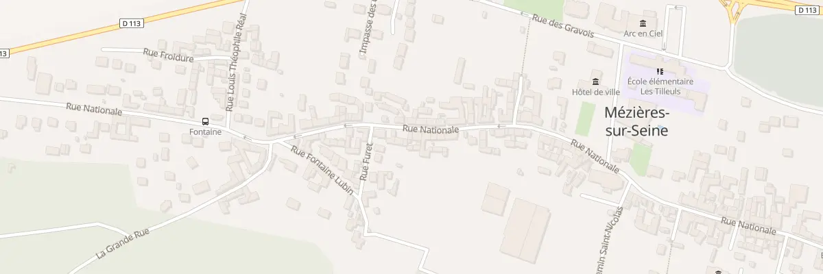 Plan du 155 Rue Nationale à Mézières-sur-Seine