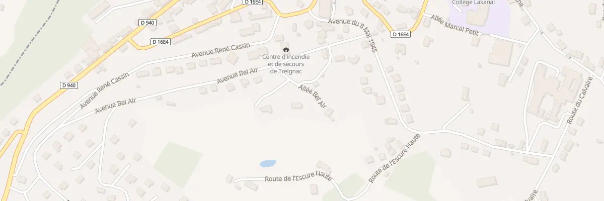 Plan du 5 All Bel Air à Treignac