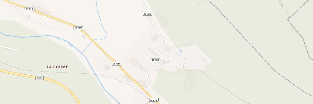 Plan du 187 Leplaa à Perles-et-Castelet