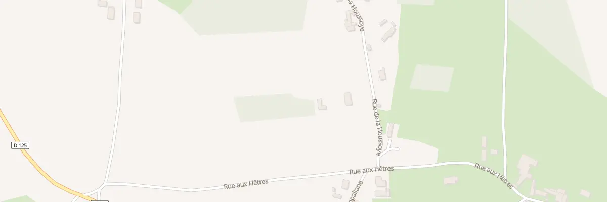 Plan du 98 Rue de la Houssoye à Parenty