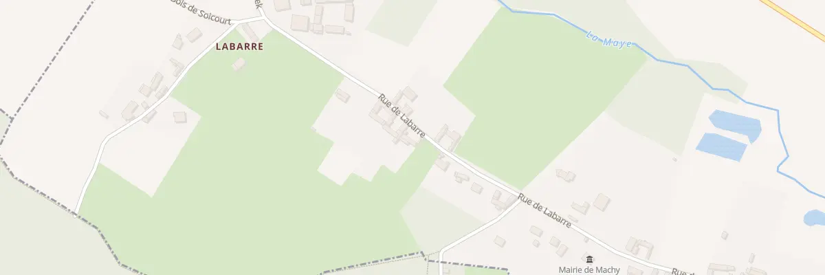 Plan du 579 Rue de la Barre à Machy