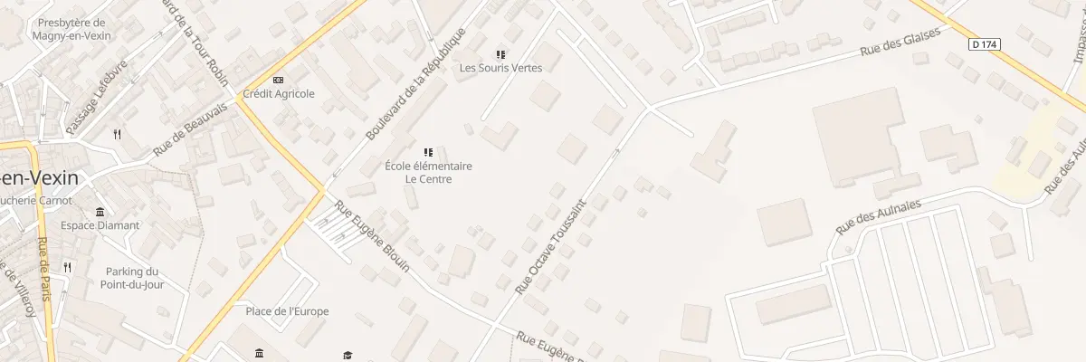 Plan du 13 Rue O Toussaint à Magny-en-Vexin