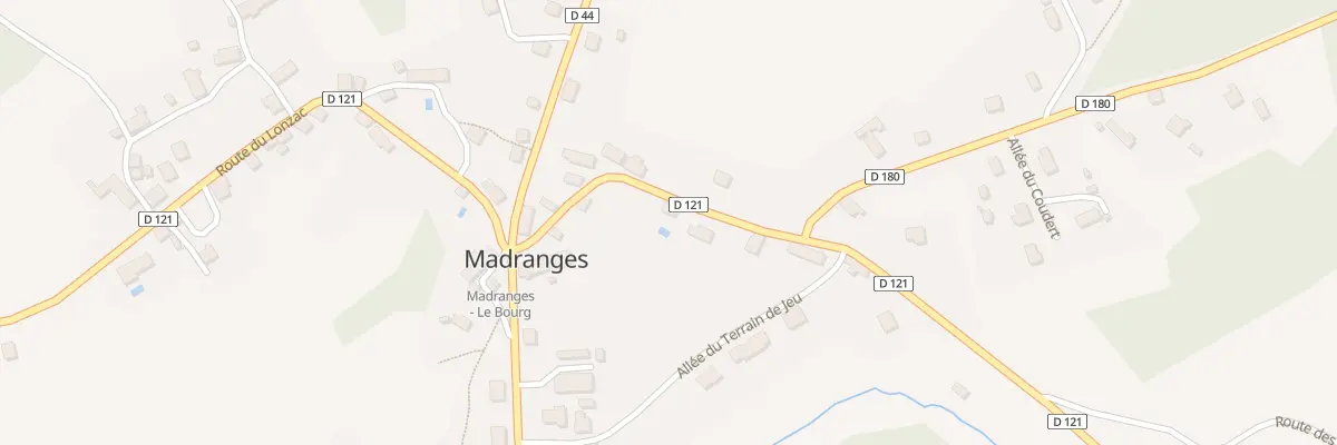 Plan du 4 Rte de Chaumeil à Madranges