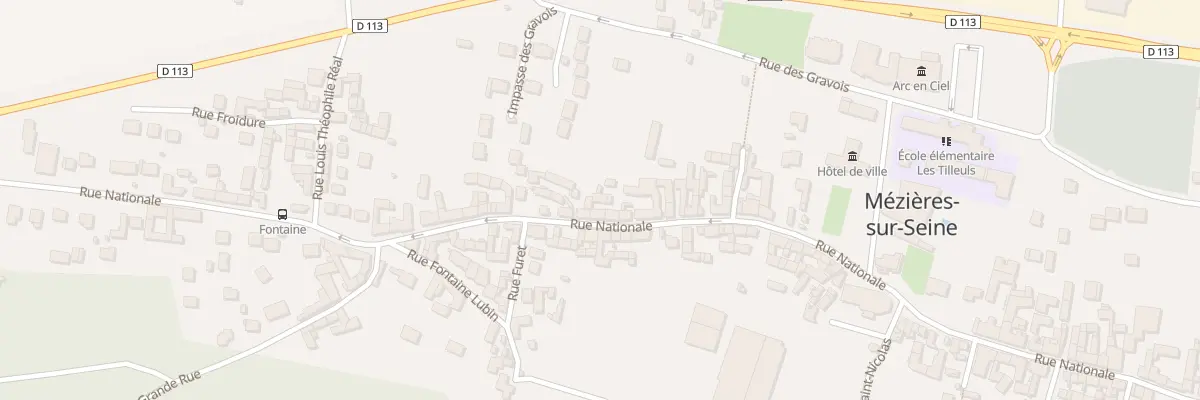 Plan du 154 Rue Nationale à Mézières-sur-Seine