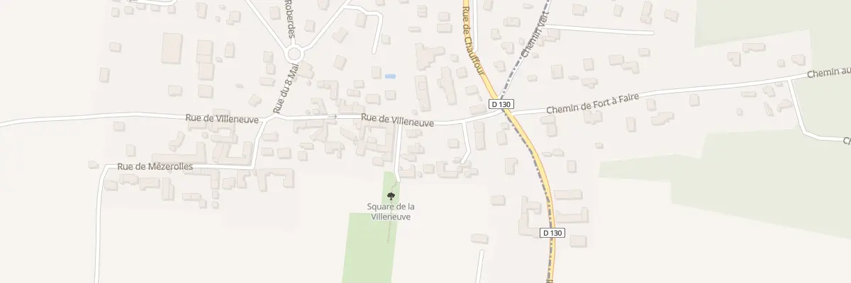 Plan du 13 Rue de la Villeneuve à Mézières-sur-Seine