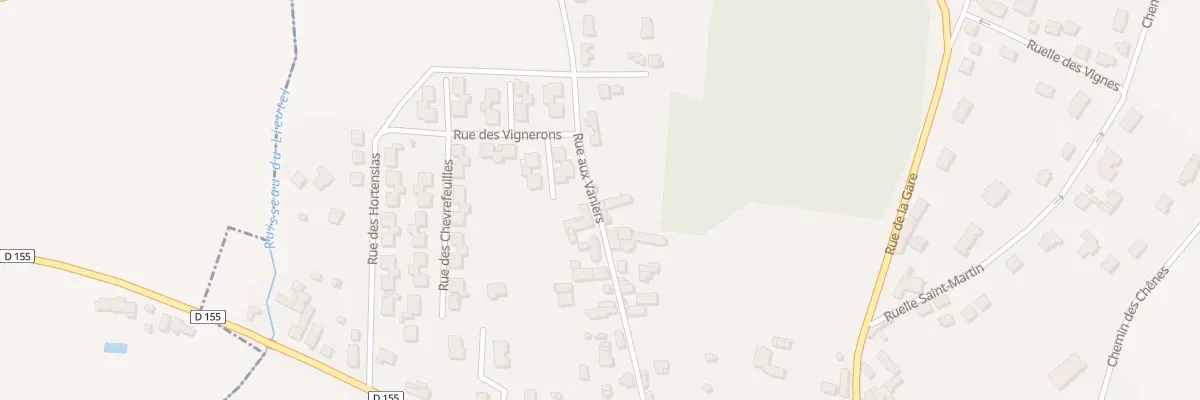 Plan du 26B Rue aux Vanniers à Galluis