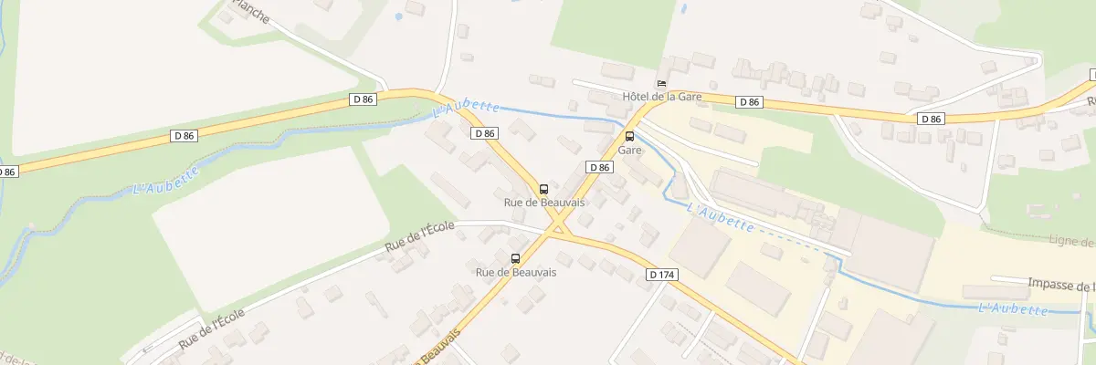 Plan du 2 Rue du Moulin de la Planche à Magny-en-Vexin
