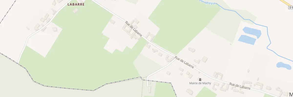 Plan du 535 Rue de la Barre à Machy