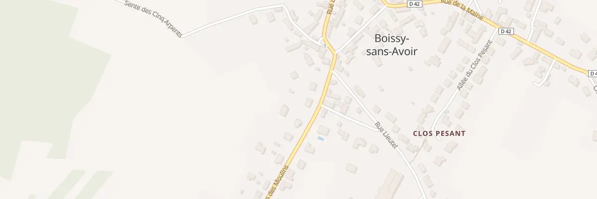 Plan du 12 Rue des Moulins à Boissy-sans-Avoir