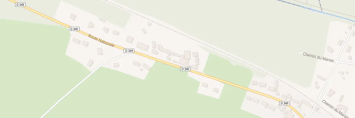 Plan du 33 Rte Nationale à Beaumerie-Saint-Martin