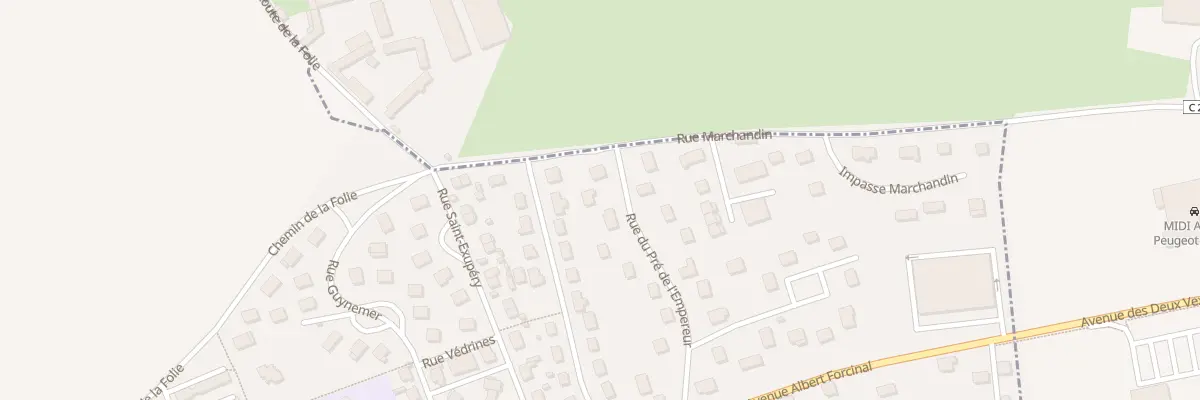 Plan du 2 Rue du Pré de l’Empereur à Gisors