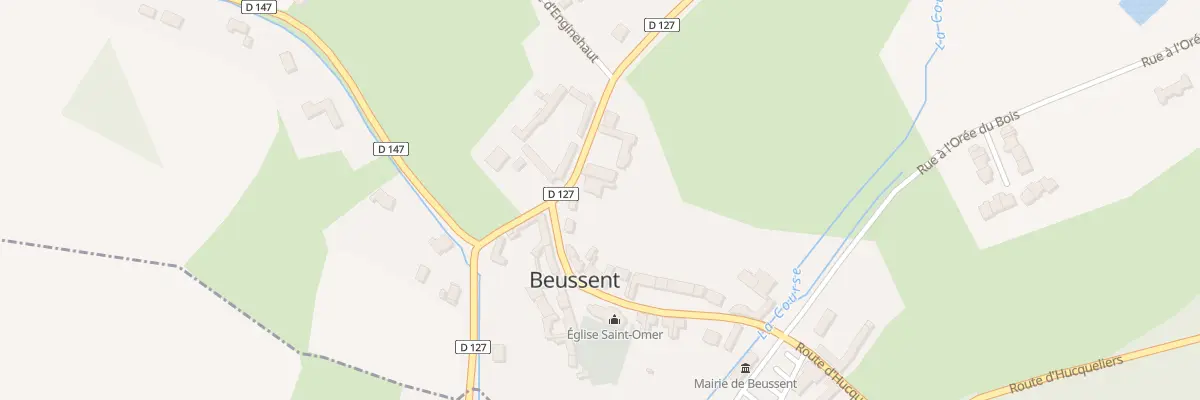 Plan du 4 Rte de Desvres à Beussent