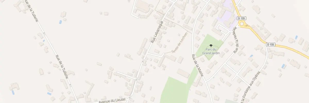 Plan du 23 Rue Labarraque à Galluis