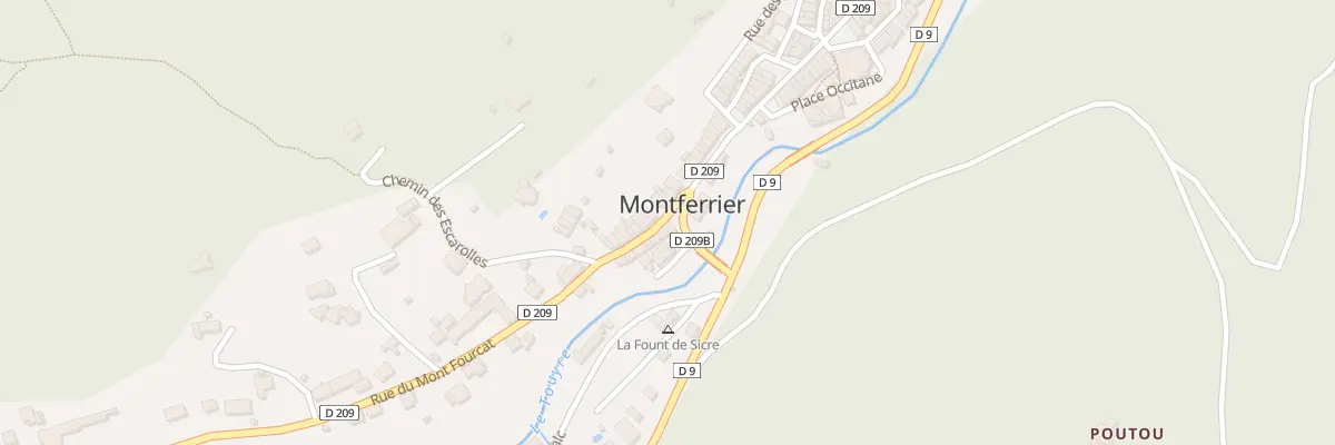 Plan du 91 Le Pount à Montferrier