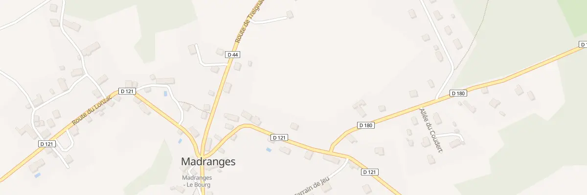Plan du 11 Rte de Chaumeil à Madranges