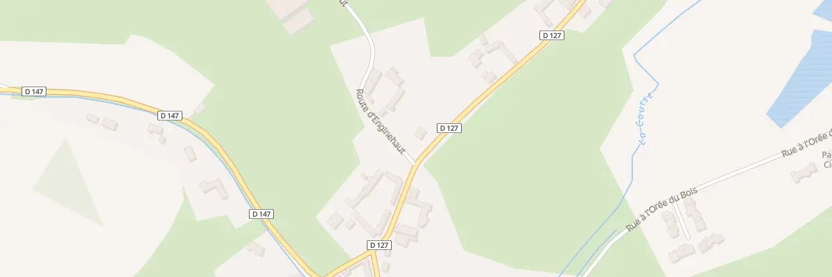 Plan du 2 Rte d’Enguinehaut à Beussent