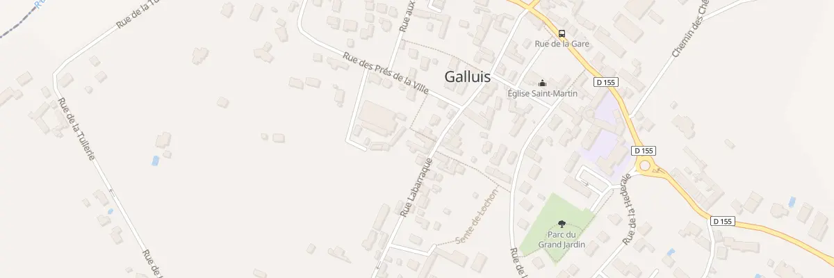 Plan du 22 Rue Labarraque à Galluis
