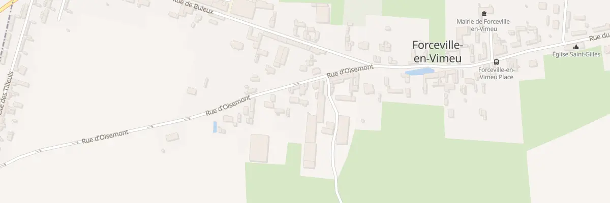 Plan du 7 Rue d’Oisemont à Forceville-en-Vimeu